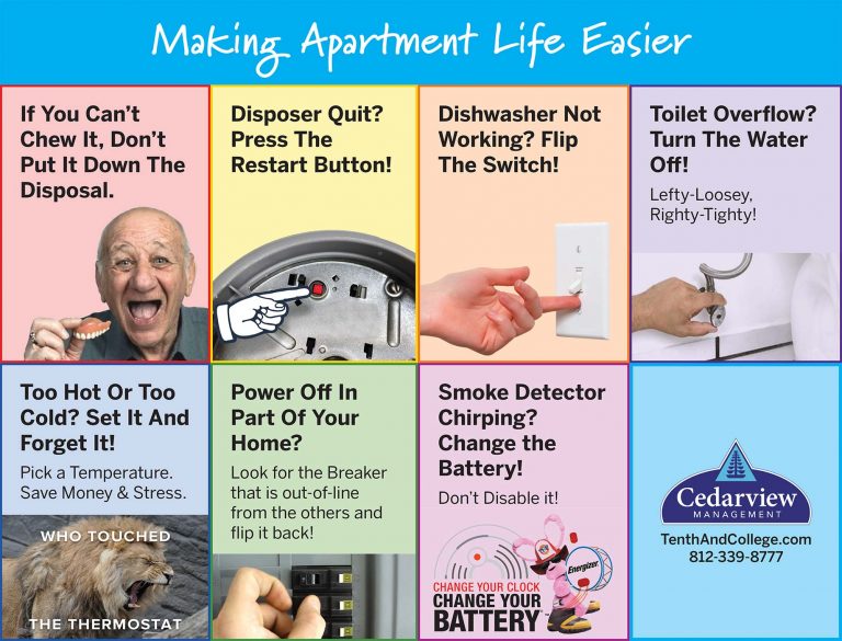 7 Simple Maintenance Quick Tips for Apartment Living | Cedarview